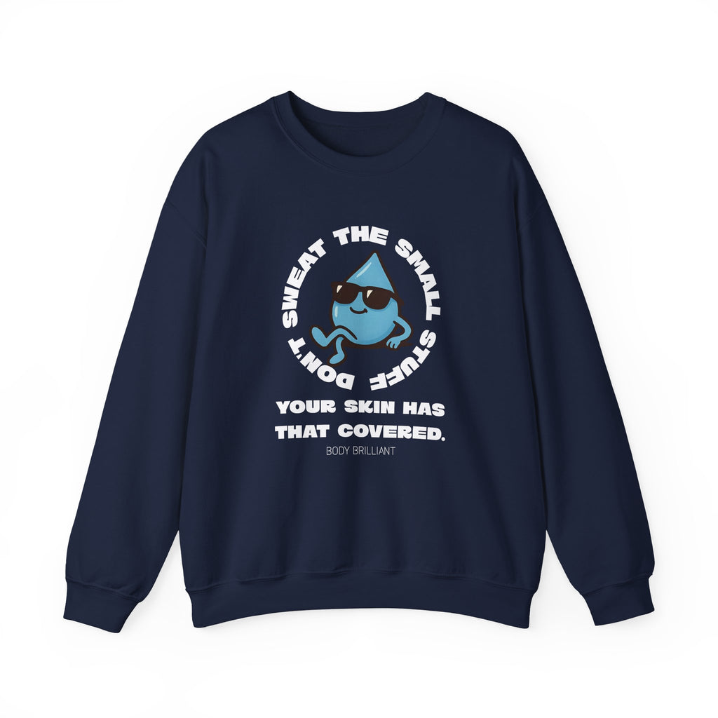 Don't sweat the small stuff Sweatshirt | Inspirational Crewneck, Gift for Fitness Lovers, Motivational Apparel, Unisex Sweatshirt, Cozy Fitness Wear