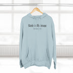 Made in his image Hoodie, Unisex Sweatshirt, Casual Wear, Gift for Her, Fall Fashion, Holiday Gift
