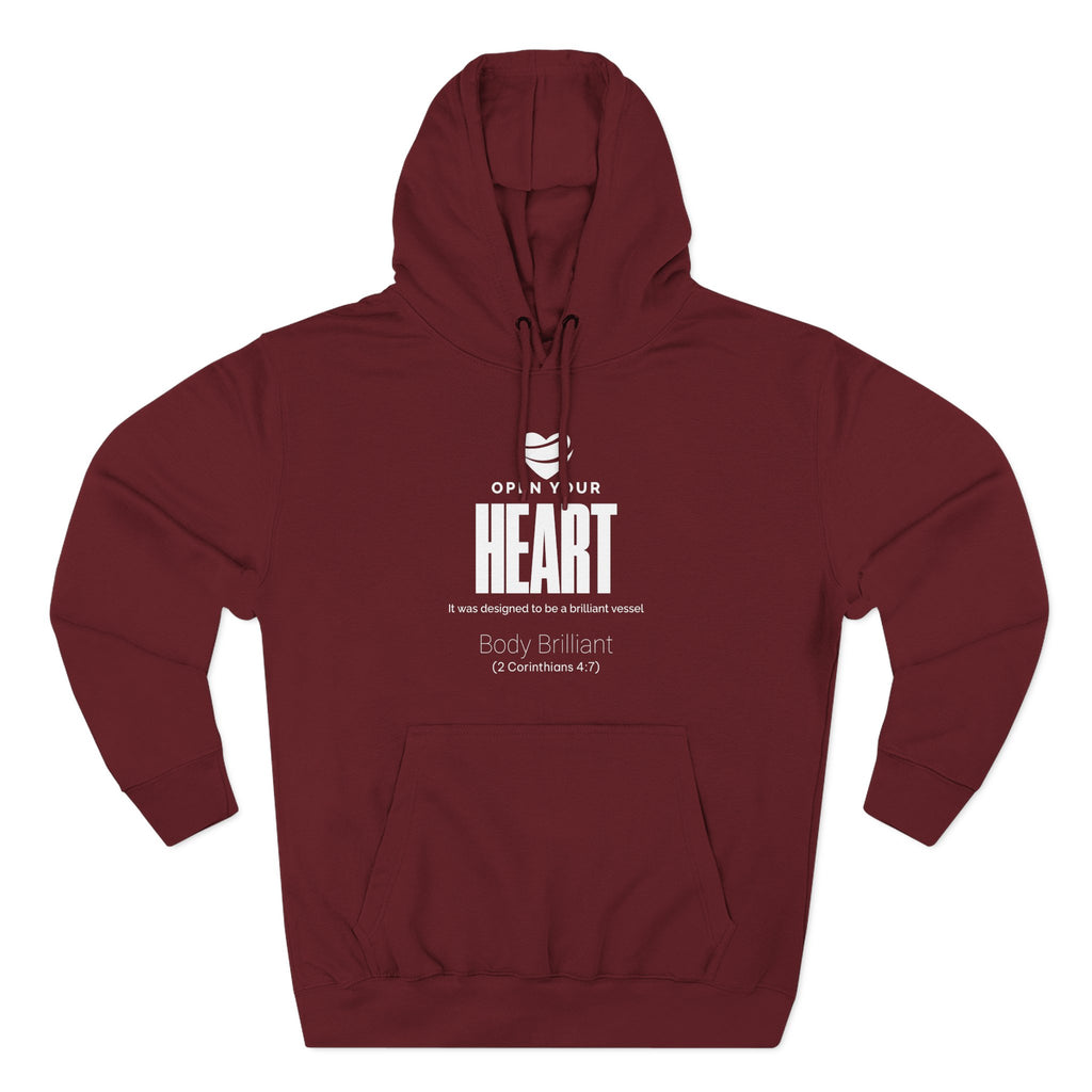 Open your heart Hoodie, Unisex Sweatshirt, Casual Wear, Gift for Her, Fall Fashion, Holiday Gift
