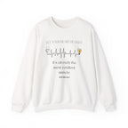 Let your heart be light Sweatshirt | Inspirational Crewneck, Gift for Fitness Lovers, Motivational Apparel, Unisex Sweatshirt, Cozy Fitness Wear