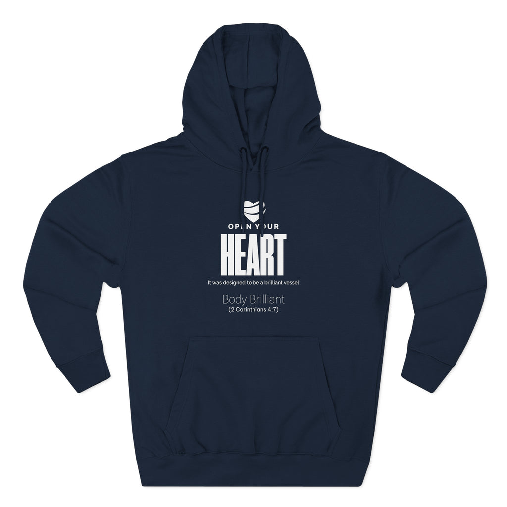 Open your heart Hoodie, Unisex Sweatshirt, Casual Wear, Gift for Her, Fall Fashion, Holiday Gift