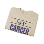 I beat cancer because my body is brilliant Sweatshirt | Inspirational Crewneck, Gift for Fitness Lovers, Motivational Apparel, Unisex Sweatshirt, Cozy Fitness Wear