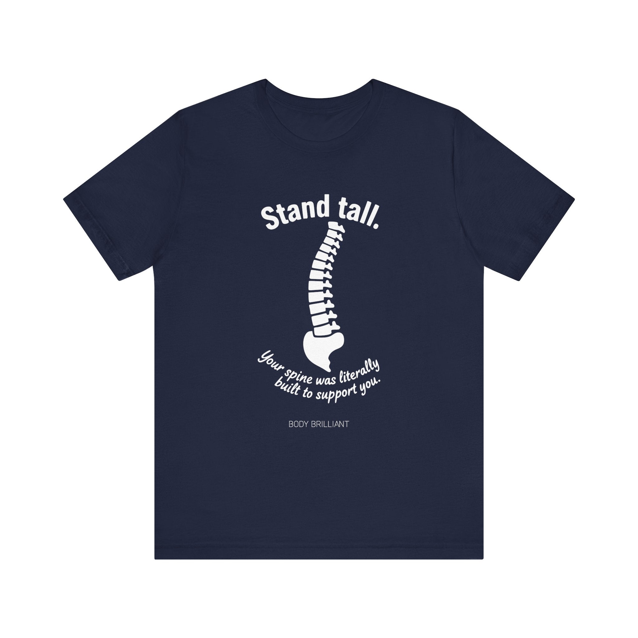 Stand tall Inspirational Tee, Unisex Jersey Shirt, Motivational Gift, Spiritual Apparel, Perfect for Everyday Wear