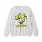 Feel the holiday rush Sweatshirt | Inspirational Crewneck, Gift for Fitness Lovers, Motivational Apparel, Unisex Sweatshirt, Cozy Fitness Wear