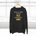 My new favorite letters: N.E.D. (It means I beat cancer.) Hoodie, Unisex Sweatshirt, Casual Wear, Gift for Her, Fall Fashion, Holiday Gift