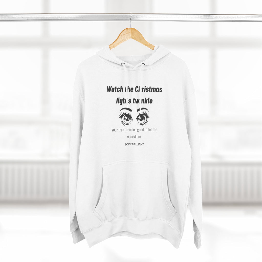 Watch the Christmas lights twinkle Hoodie, Unisex Sweatshirt, Casual Wear, Gift for Her, Fall Fashion, Holiday Gift