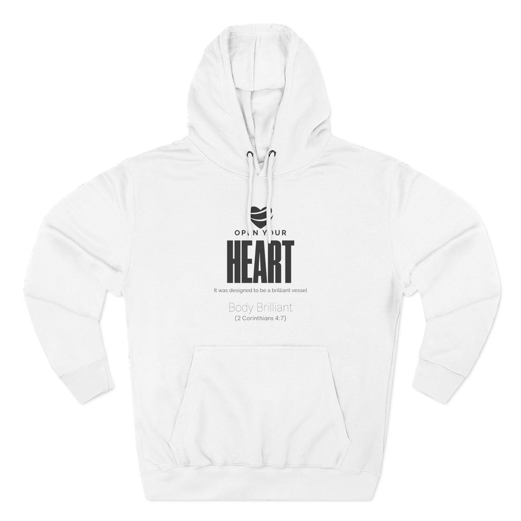 Open your heart Hoodie, Unisex Sweatshirt, Casual Wear, Gift for Her, Fall Fashion, Holiday Gift