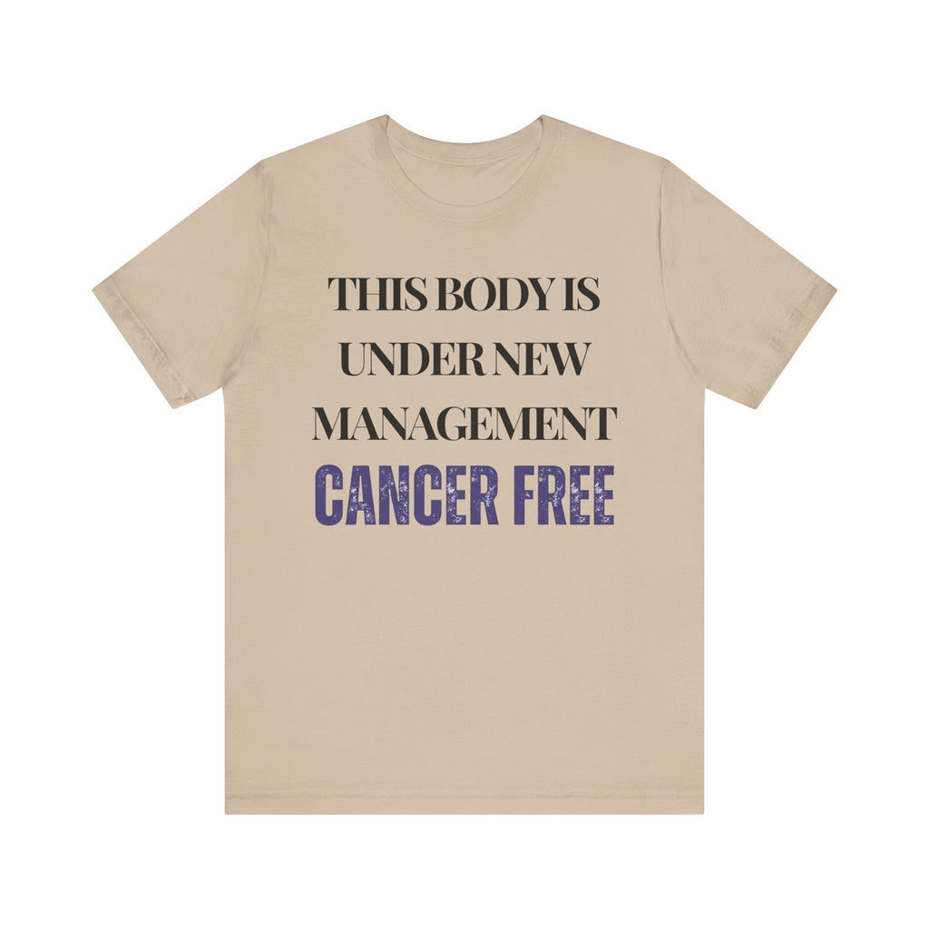 Cancer free Tee, Unisex Jersey Shirt, Motivational Gift, Spiritual Apparel, Perfect for Everyday Wear