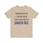 Cancer free Tee, Unisex Jersey Shirt, Motivational Gift, Spiritual Apparel, Perfect for Everyday Wear