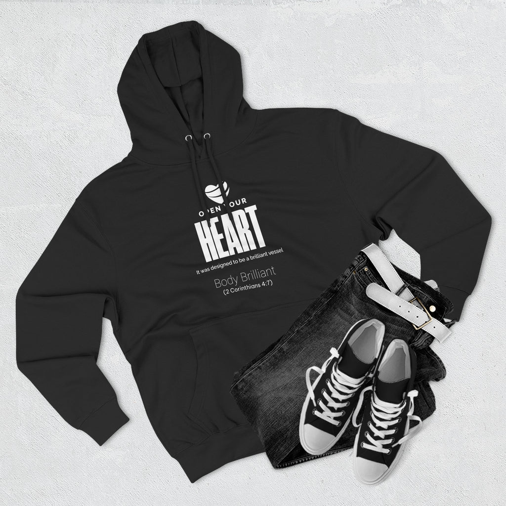 Open your heart Hoodie, Unisex Sweatshirt, Casual Wear, Gift for Her, Fall Fashion, Holiday Gift