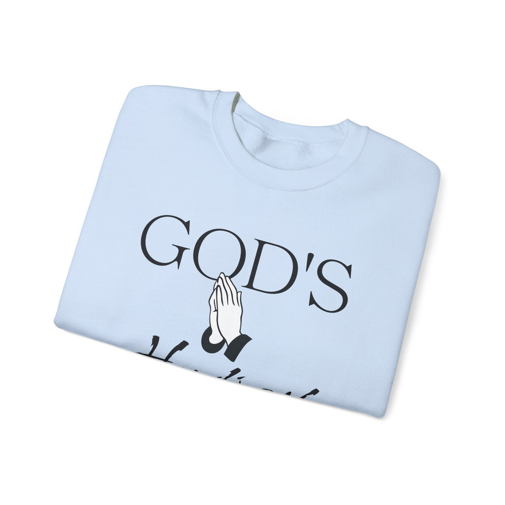 God's Handiwork Sweatshirt | Inspirational Crewneck, Gift for Fitness Lovers, Motivational Apparel, Unisex Sweatshirt, Cozy Fitness Wear