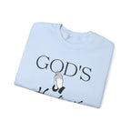 God's Handiwork Sweatshirt | Inspirational Crewneck, Gift for Fitness Lovers, Motivational Apparel, Unisex Sweatshirt, Cozy Fitness Wear