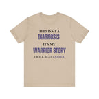 I will beat cancer Inspirational Tee, Unisex Jersey Shirt, Motivational Gift, Spiritual Apparel, Perfect for Everyday Wear