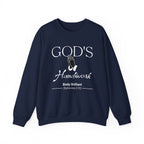God's Handiwork Sweatshirt | Inspirational Crewneck, Gift for Fitness Lovers, Motivational Apparel, Unisex Sweatshirt, Cozy Fitness Wear