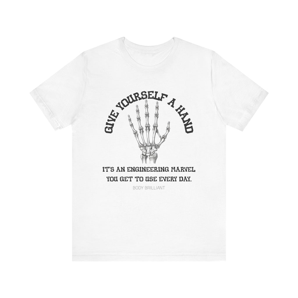 Give yourself a hand Inspirational Tee, Unisex Jersey Shirt, Motivational Gift, Spiritual Apparel, Perfect for Everyday Wear