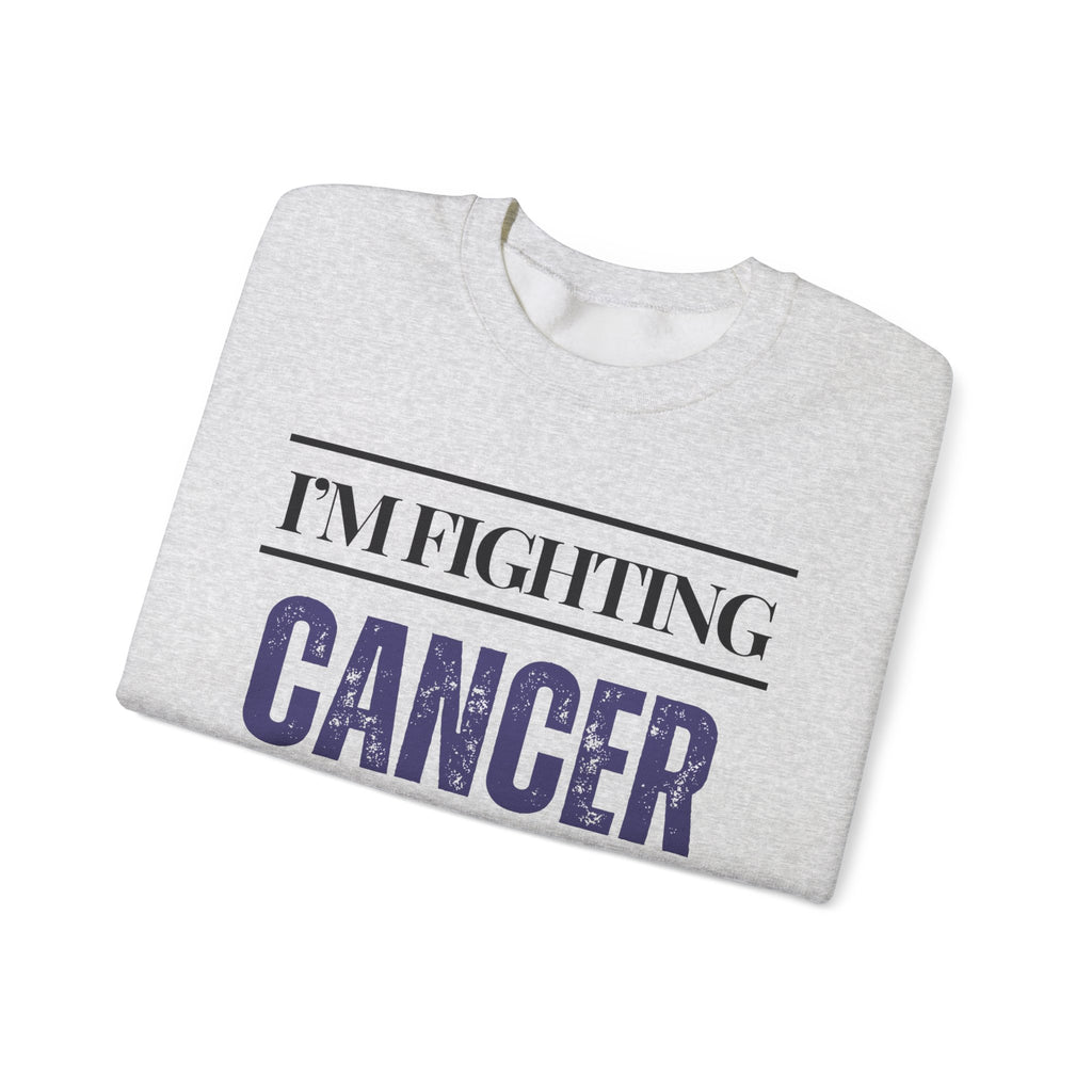 I’m fighting cancer but my body is still brilliant Sweatshirt | Inspirational Crewneck, Gift for Fitness Lovers, Motivational Apparel, Unisex Sweatshirt, Cozy Fitness Wear