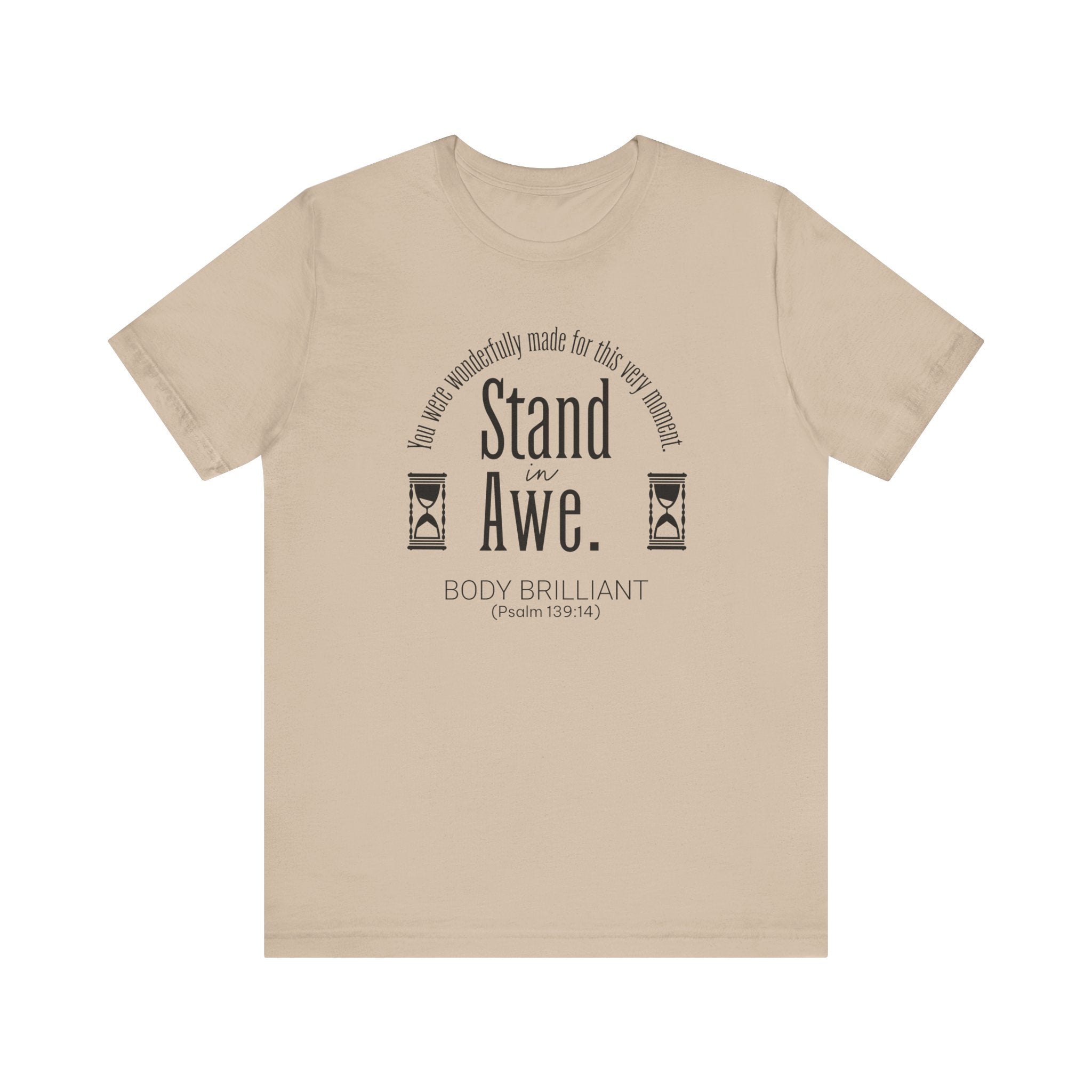 Stand in Awe Inspirational Tee, Unisex Jersey Shirt, Motivational Gift, Spiritual Apparel, Perfect for Everyday Wear