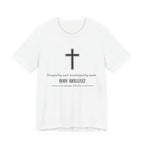 Fearfully and Wonderfully Made Inspirational Tee, Unisex Jersey Shirt, Motivational Gift, Spiritual Apparel, Perfect for Everyday Wear