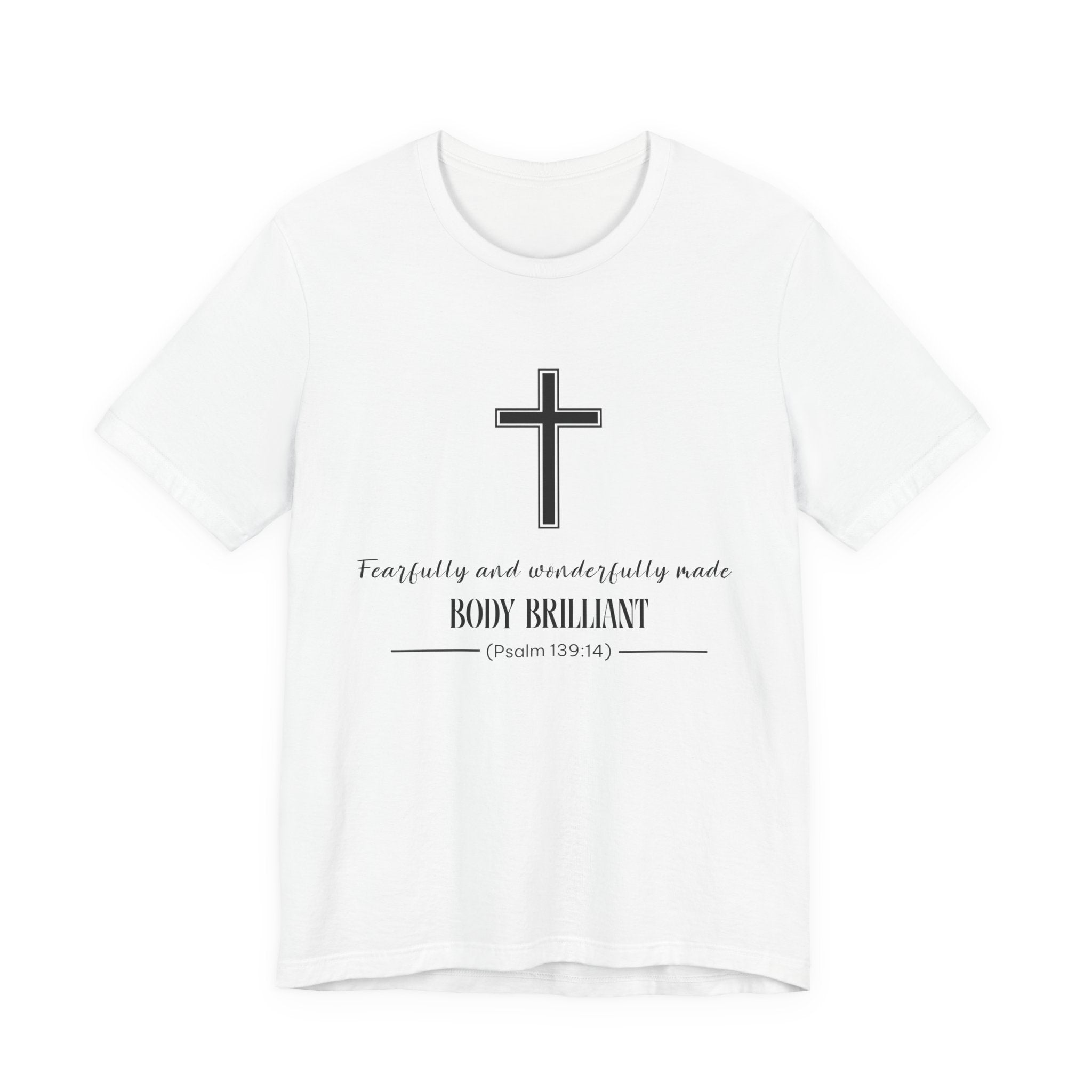 Fearfully and Wonderfully Made Inspirational Tee, Unisex Jersey Shirt, Motivational Gift, Spiritual Apparel, Perfect for Everyday Wear