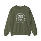 Stand in awe Sweatshirt | Inspirational Crewneck, Gift for Fitness Lovers, Motivational Apparel, Unisex Sweatshirt, Cozy Fitness Wear