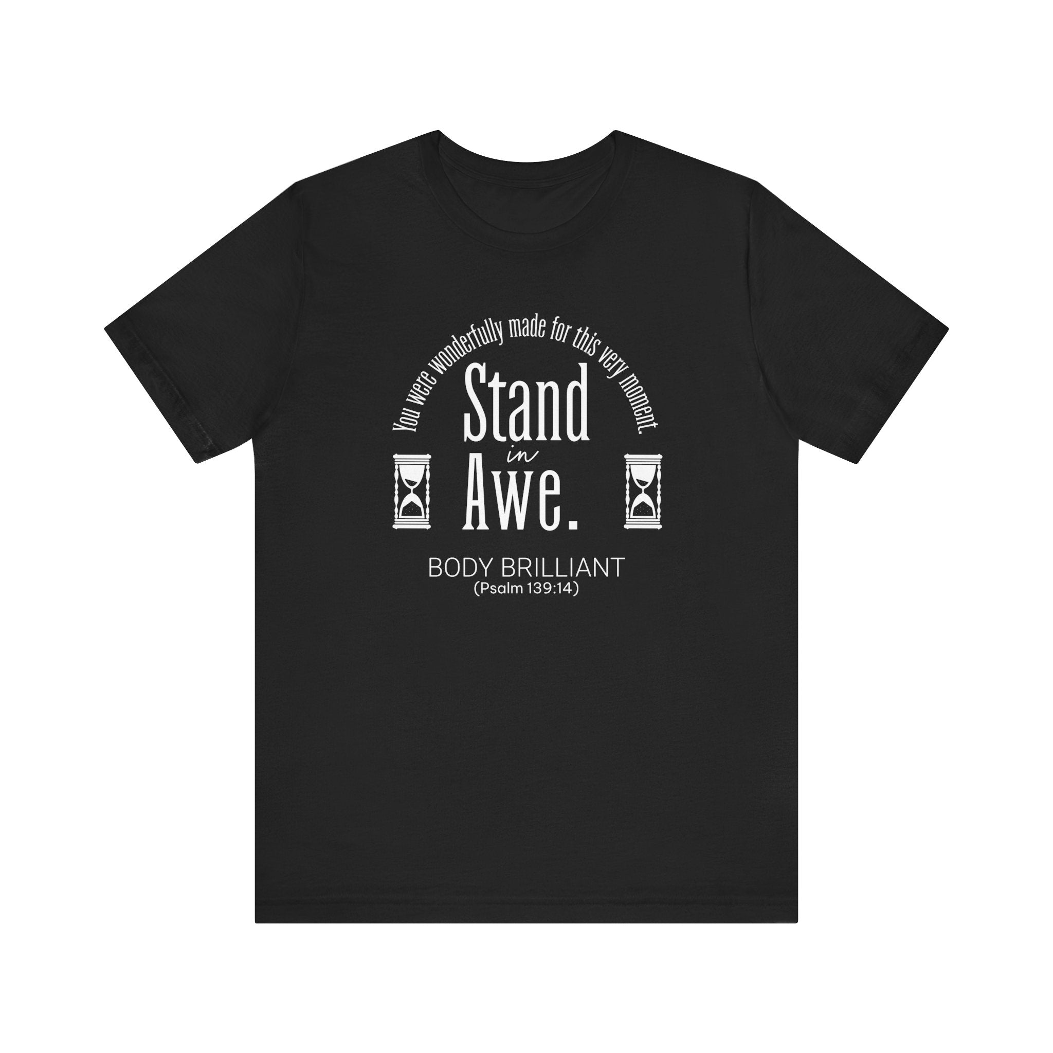 Stand in Awe Inspirational Tee, Unisex Jersey Shirt, Motivational Gift, Spiritual Apparel, Perfect for Everyday Wear
