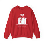 Open Your Heart Sweatshirt | Inspirational Crewneck, Gift for Fitness Lovers, Motivational Apparel, Unisex Sweatshirt, Cozy Fitness Wear