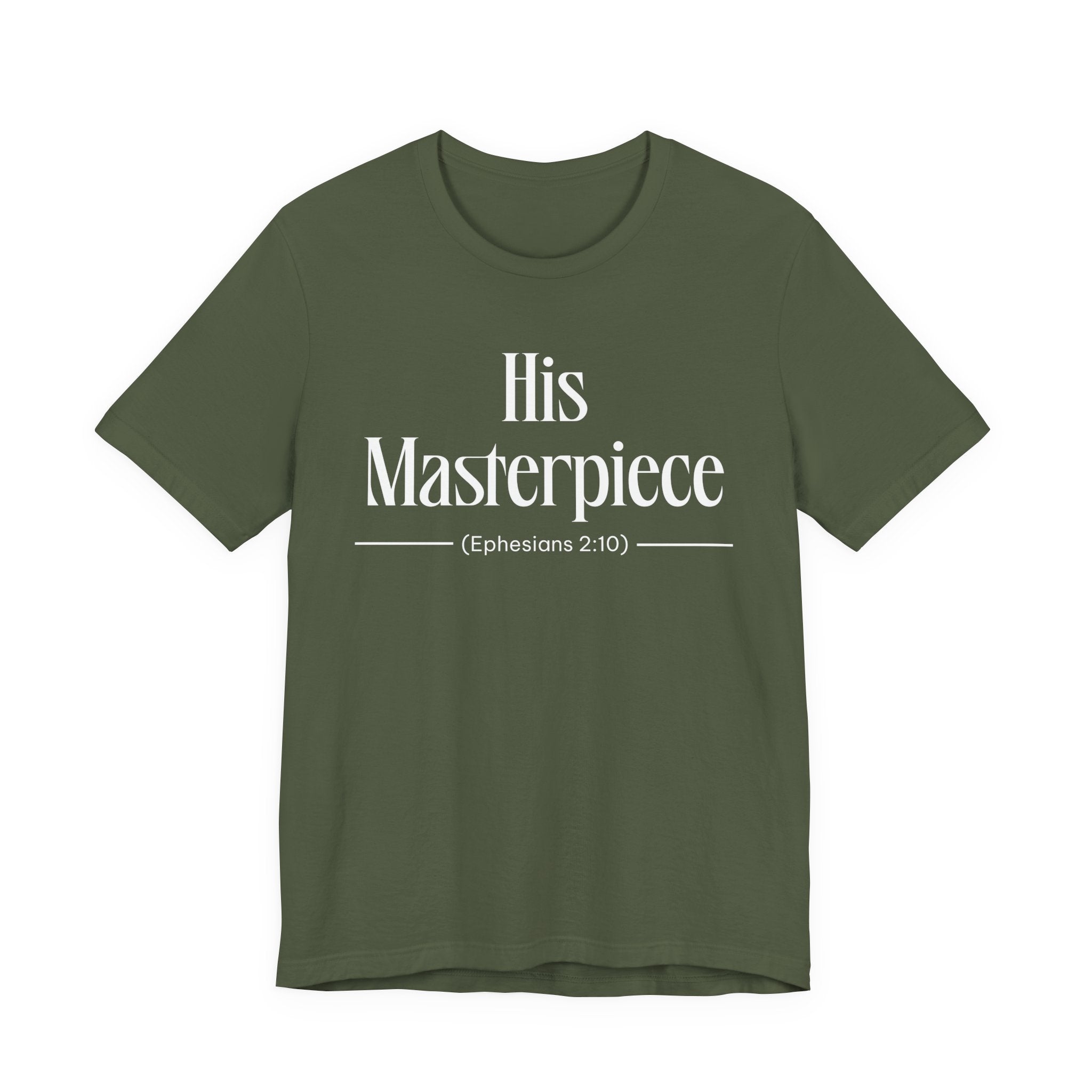 His Masterpiece Inspirational Tee, Unisex Jersey Shirt, Motivational Gift, Spiritual Apparel, Perfect for Everyday Wear
