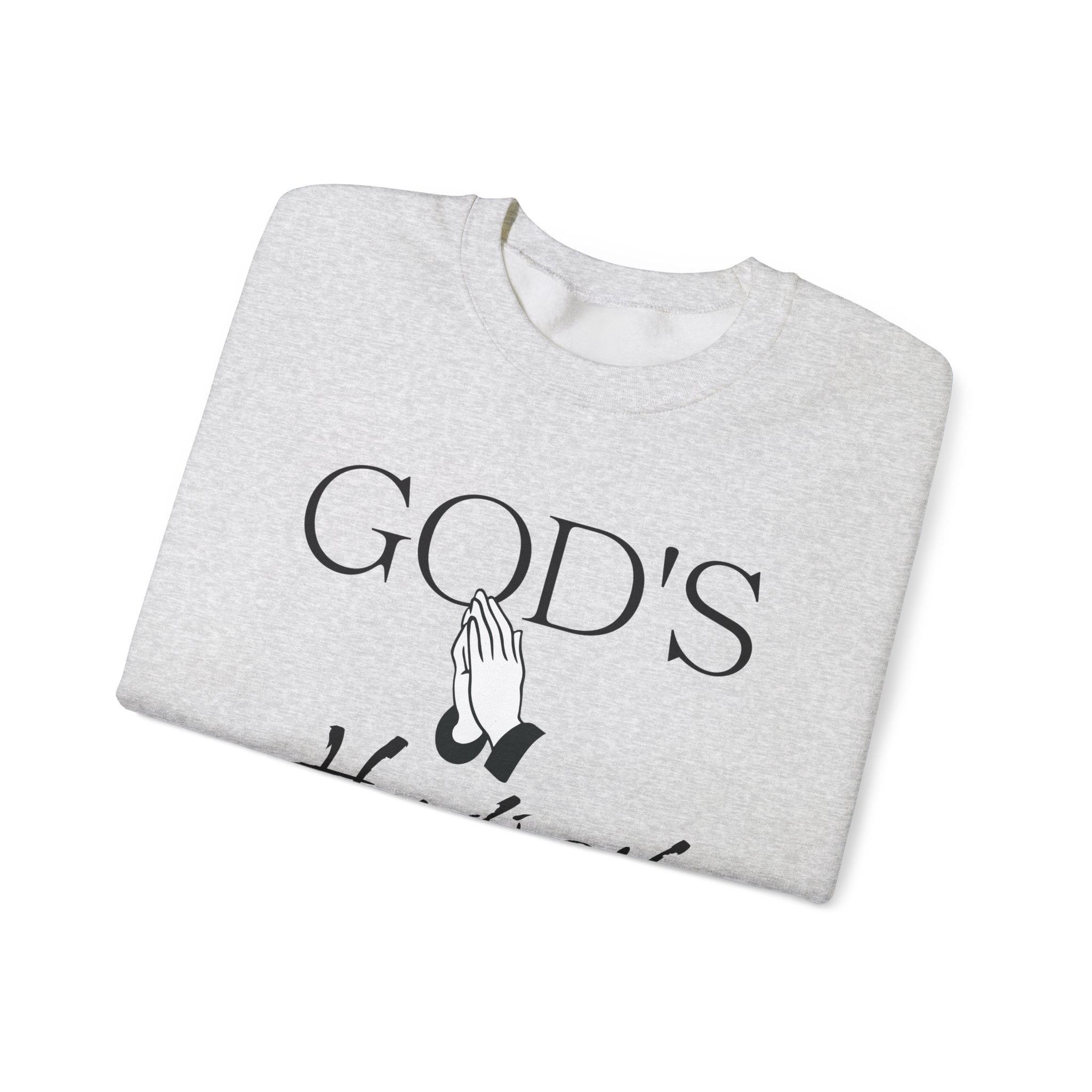 God's Handiwork Sweatshirt | Inspirational Crewneck, Gift for Fitness Lovers, Motivational Apparel, Unisex Sweatshirt, Cozy Fitness Wear