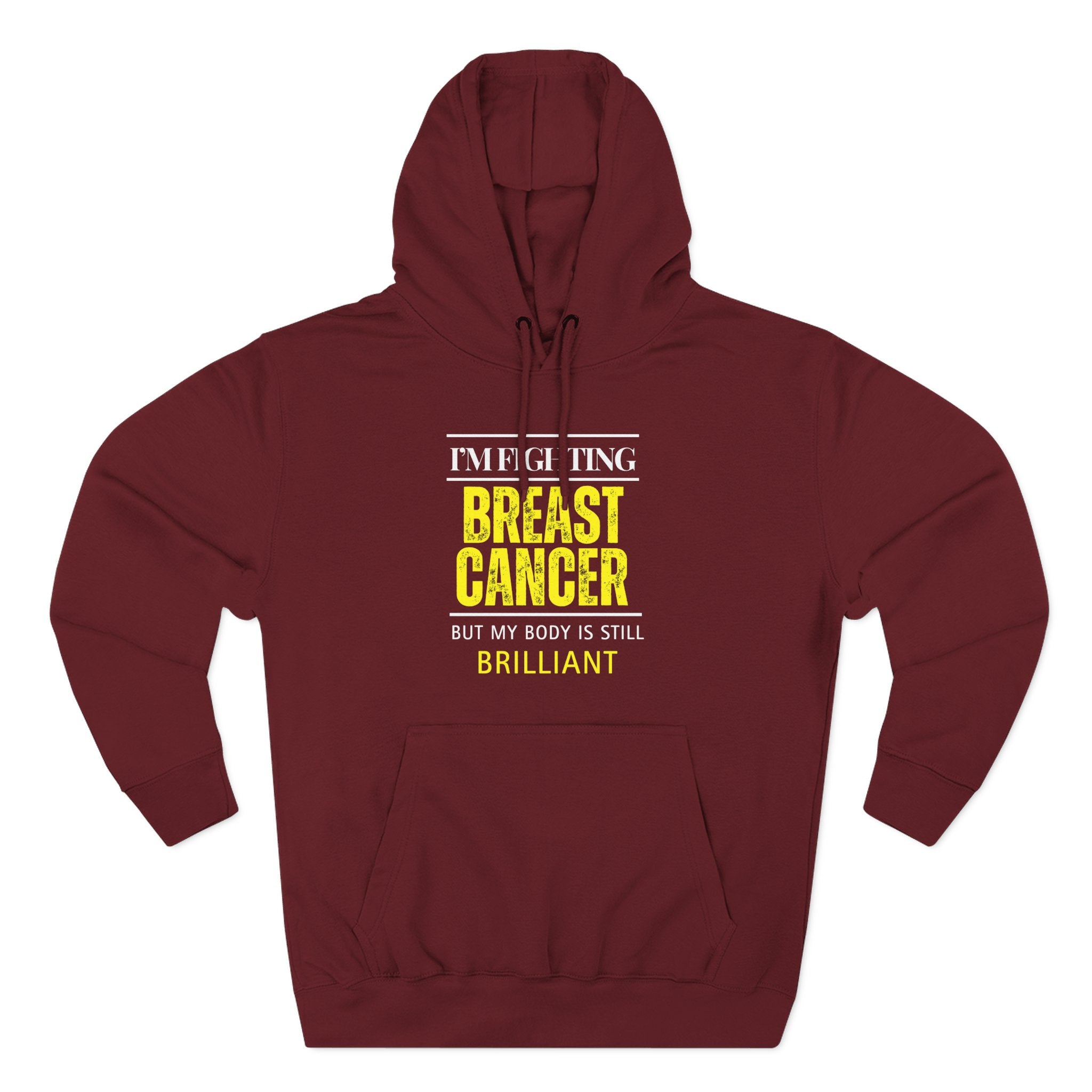 I'm fighting breast cancer Hoodie, Unisex Sweatshirt, Casual Wear, Gift for Her, Fall Fashion, Holiday Gift