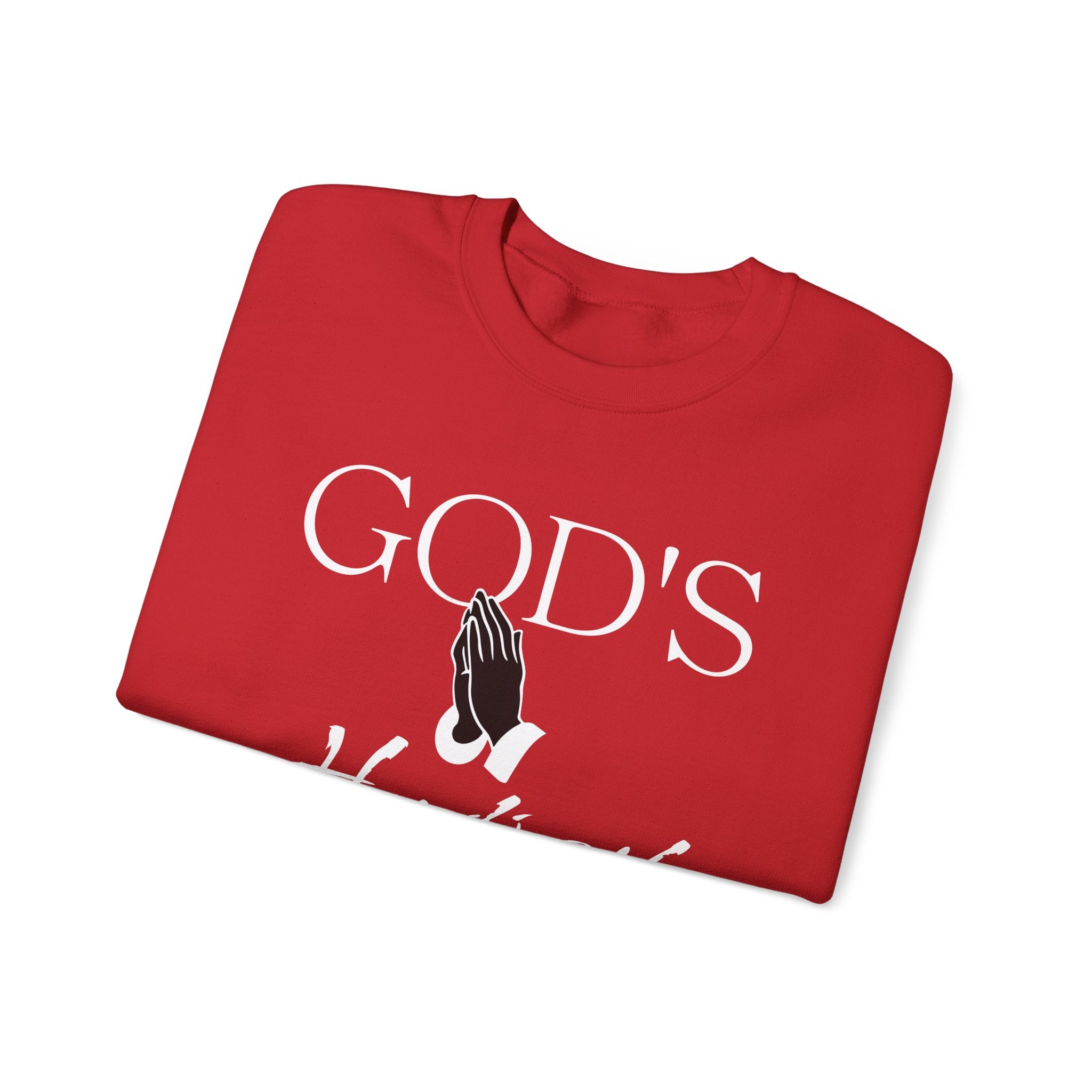 God's Handiwork Sweatshirt | Inspirational Crewneck, Gift for Fitness Lovers, Motivational Apparel, Unisex Sweatshirt, Cozy Fitness Wear