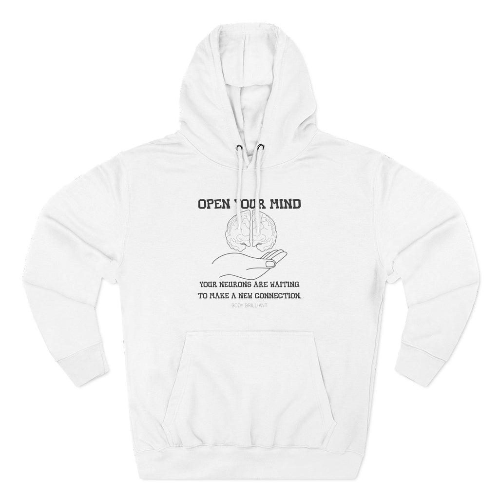 Open your mind Hoodie, Unisex Sweatshirt, Casual Wear, Gift for Her, Fall Fashion, Holiday Gift