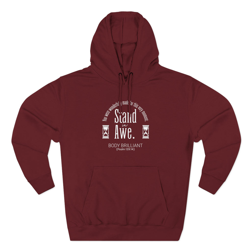 Stand in Awe Hoodie, Unisex Sweatshirt, Casual Wear, Gift for Her, Fall Fashion, Holiday Gift