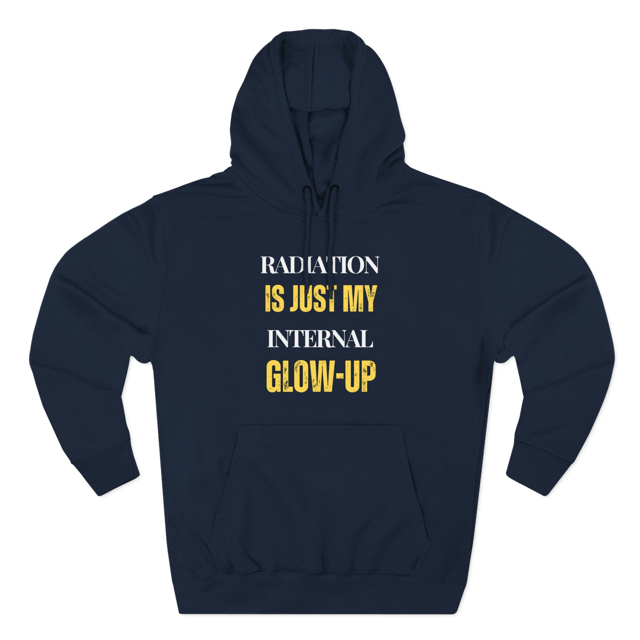 Radiation is just my internal glow-up Hoodie, Unisex Sweatshirt, Casual Wear, Gift for Her, Fall Fashion, Holiday Gift