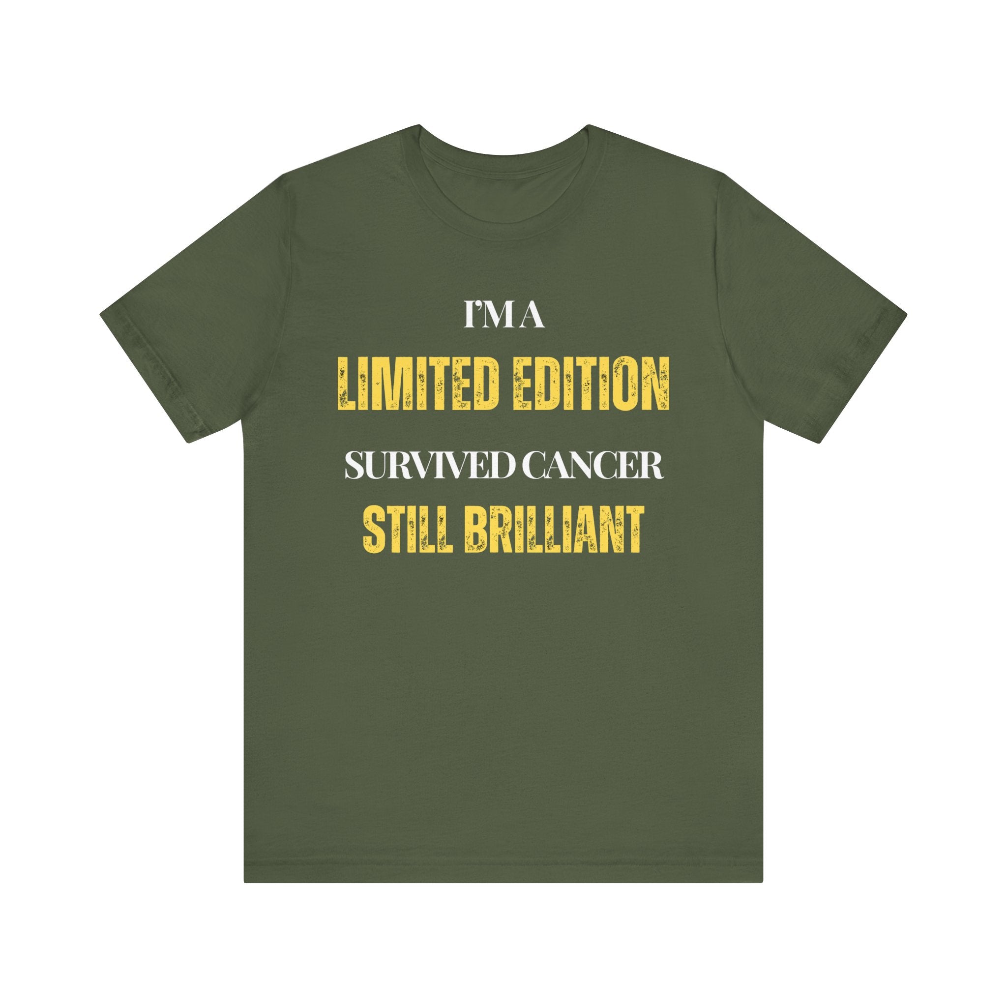 I’m a limited edition: survived cancer, still brilliant Tee, Unisex Jersey Shirt, Motivational Gift, Spiritual Apparel, Perfect for Everyday Wear