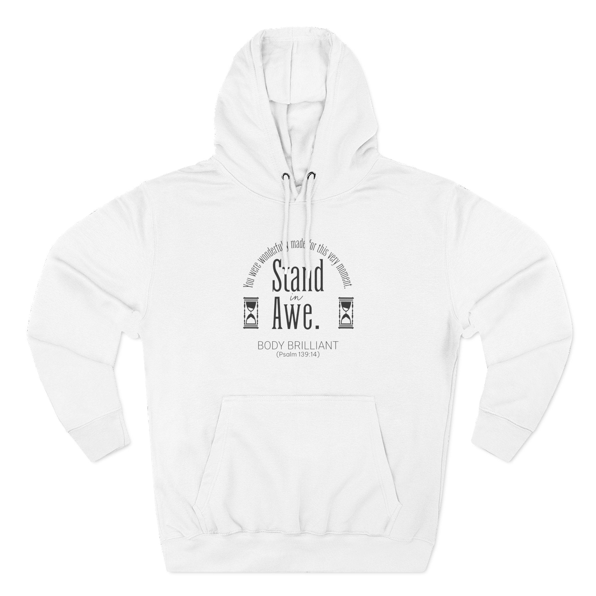 Stand in Awe Hoodie, Unisex Sweatshirt, Casual Wear, Gift for Her, Fall Fashion, Holiday Gift
