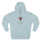 Give with all your heart Hoodie, Unisex Sweatshirt, Casual Wear, Gift for Her, Fall Fashion, Holiday Gift