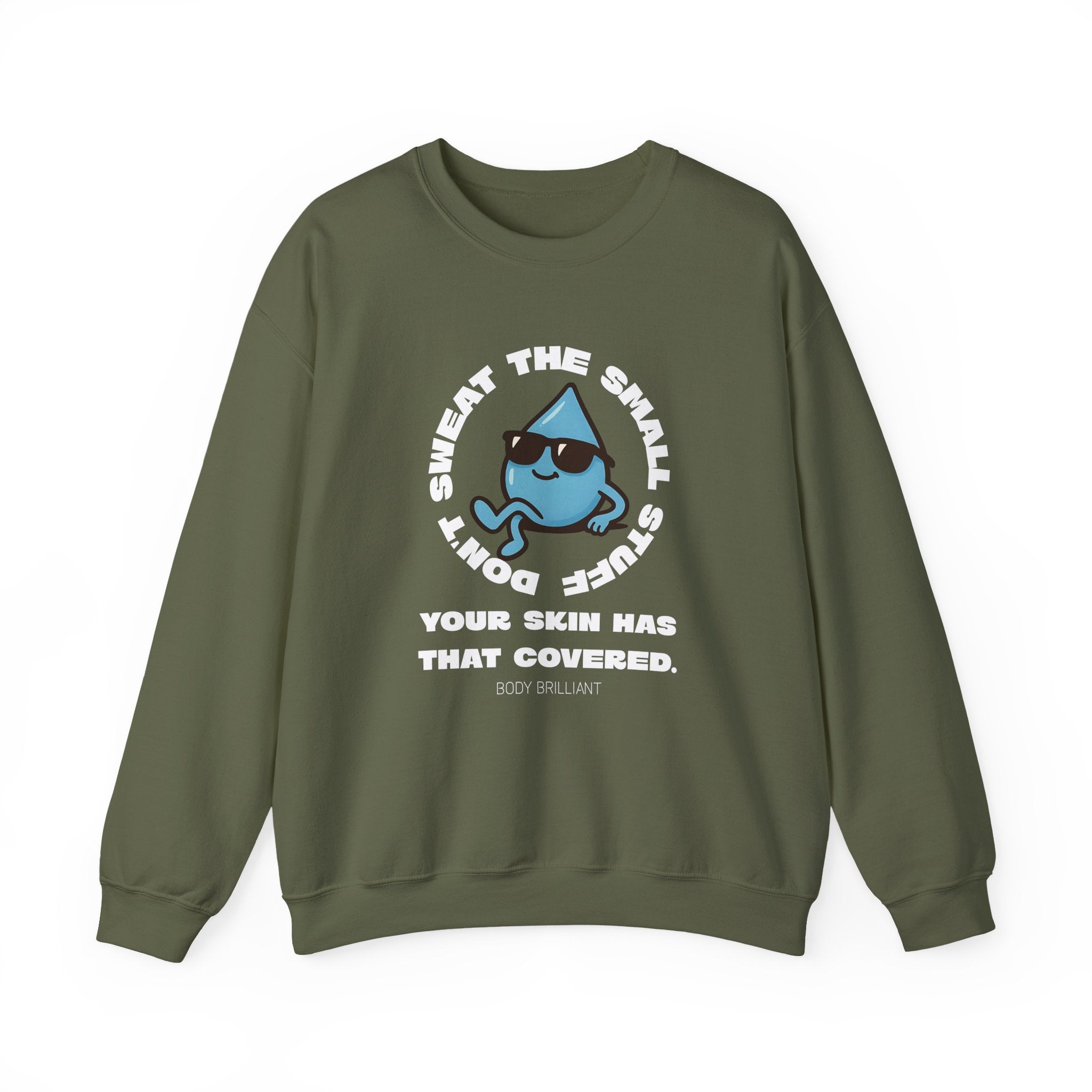 Don't sweat the small stuff Sweatshirt | Inspirational Crewneck, Gift for Fitness Lovers, Motivational Apparel, Unisex Sweatshirt, Cozy Fitness Wear