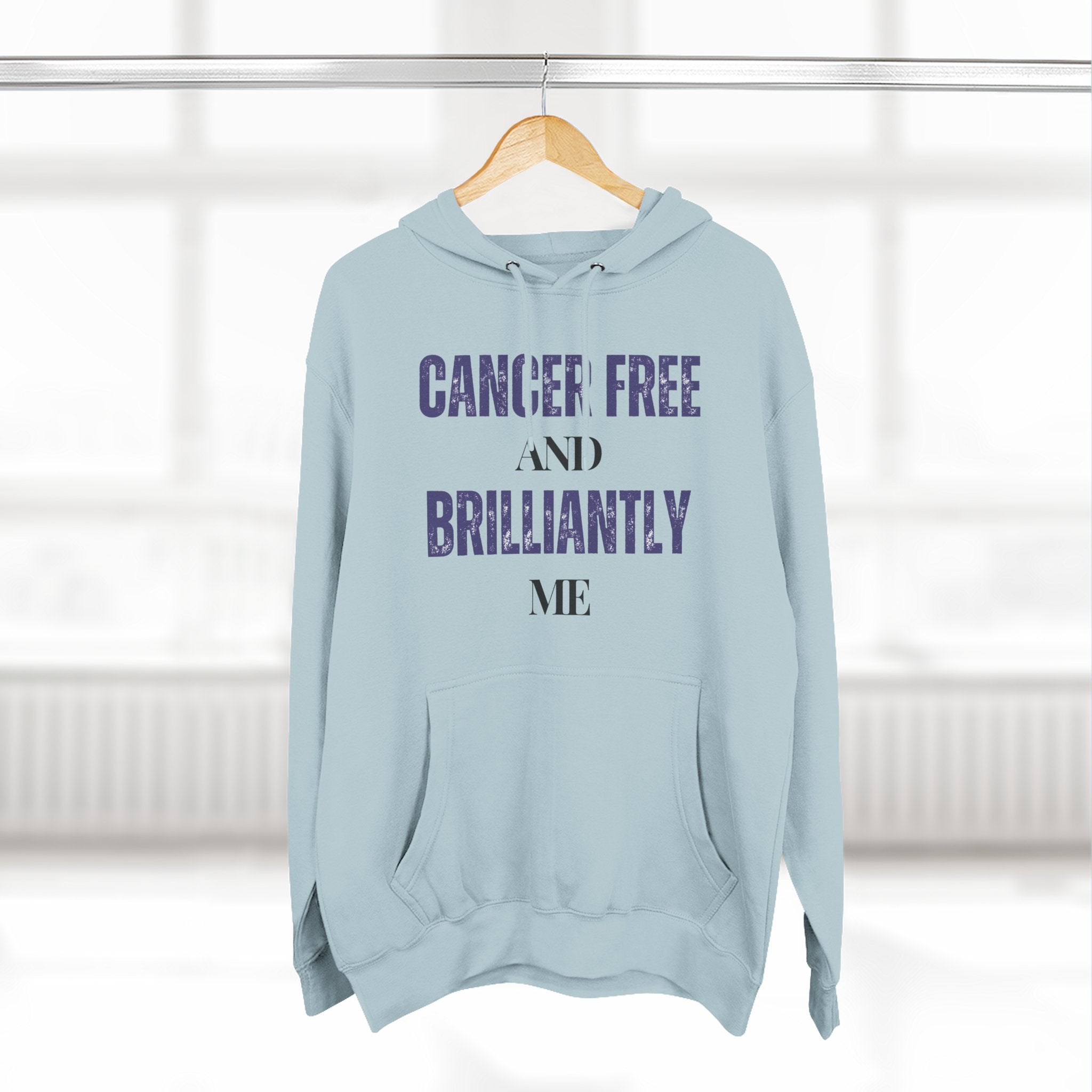 Cancer-free and brilliantly me Hoodie, Unisex Sweatshirt, Casual Wear, Gift for Her, Fall Fashion, Holiday Gift