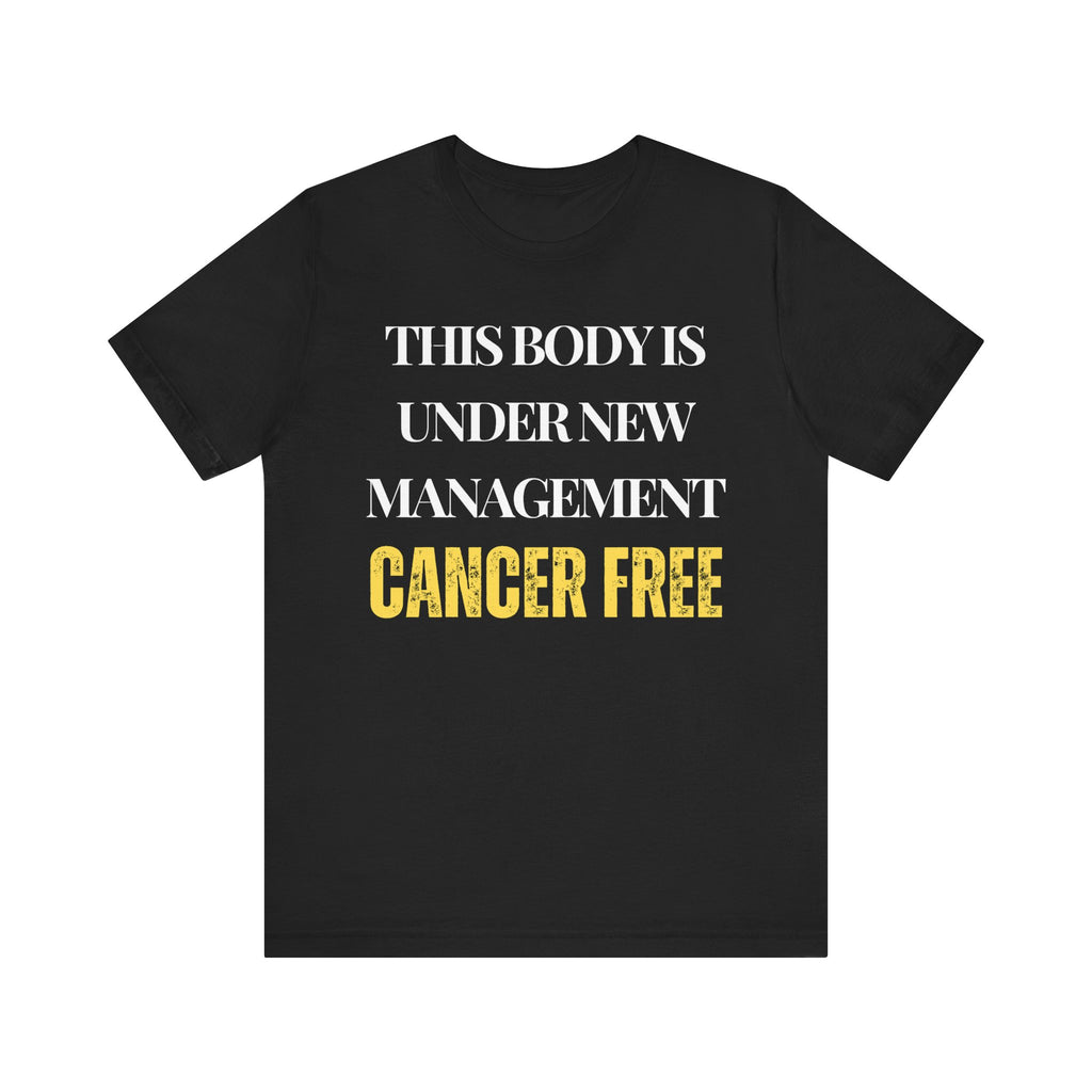 Cancer free Tee, Unisex Jersey Shirt, Motivational Gift, Spiritual Apparel, Perfect for Everyday Wear