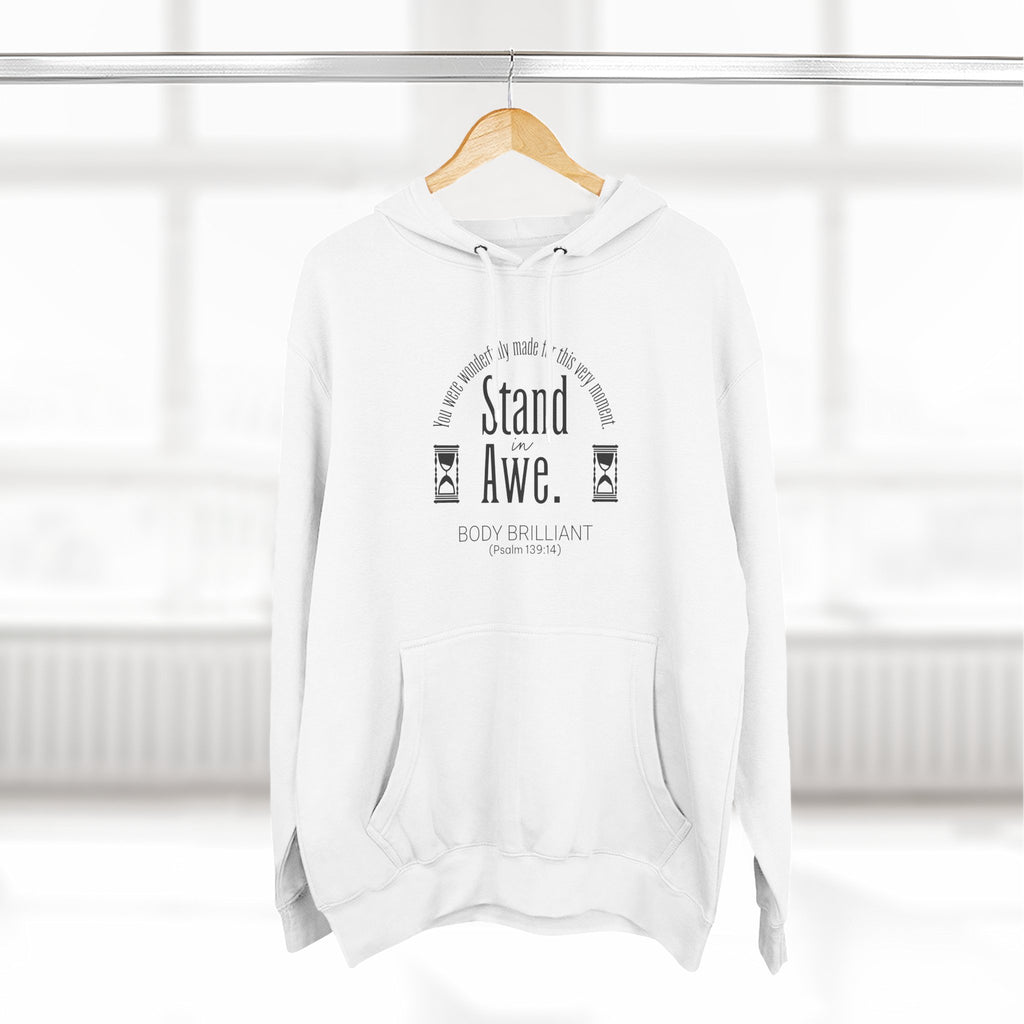 Stand in Awe Hoodie, Unisex Sweatshirt, Casual Wear, Gift for Her, Fall Fashion, Holiday Gift