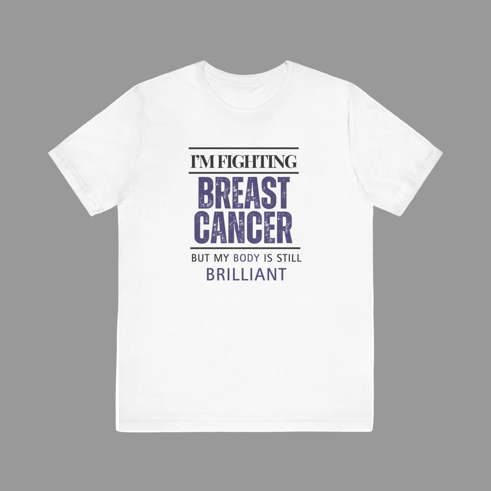 I'm fighting breast cancer Inspirational Tee, Unisex Jersey Shirt, Motivational Gift, Apparel, Perfect for Everyday Wear