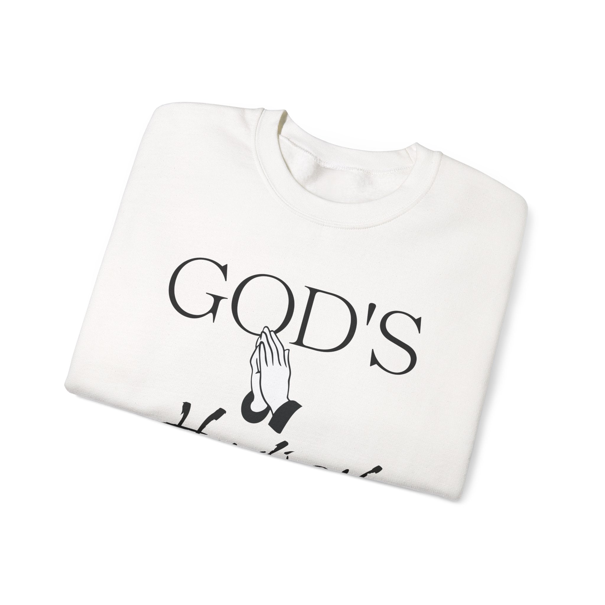 God's Handiwork Sweatshirt | Inspirational Crewneck, Gift for Fitness Lovers, Motivational Apparel, Unisex Sweatshirt, Cozy Fitness Wear