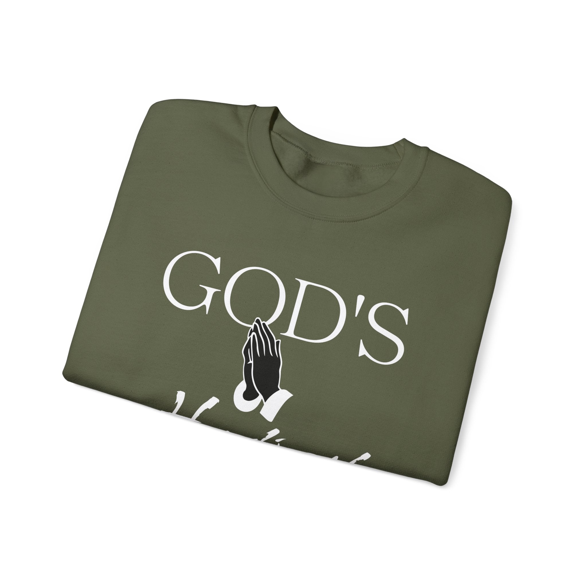 God's Handiwork Sweatshirt | Inspirational Crewneck, Gift for Fitness Lovers, Motivational Apparel, Unisex Sweatshirt, Cozy Fitness Wear