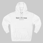 Made in his image Hoodie, Unisex Sweatshirt, Casual Wear, Gift for Her, Fall Fashion, Holiday Gift