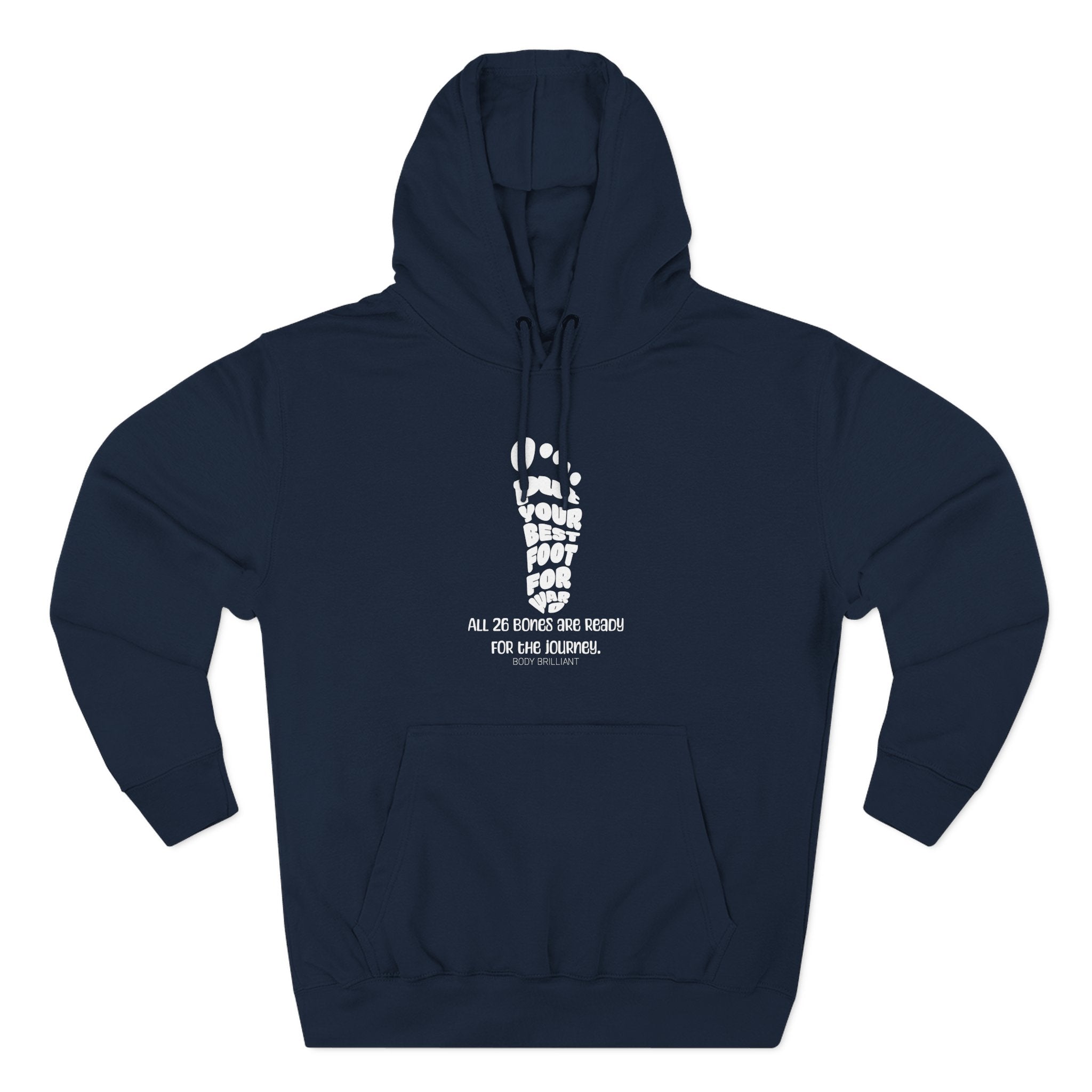 Put your best foot forward Hoodie, Unisex Sweatshirt, Casual Wear, Gift for Her, Fall Fashion, Holiday Gift