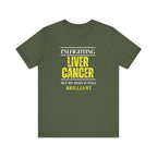 I'm fighting liver cancer Inspirational Tee, Unisex Jersey Shirt, Motivational Gift, Apparel, Perfect for Everyday Wear