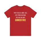 Cancer free Tee, Unisex Jersey Shirt, Motivational Gift, Spiritual Apparel, Perfect for Everyday Wear