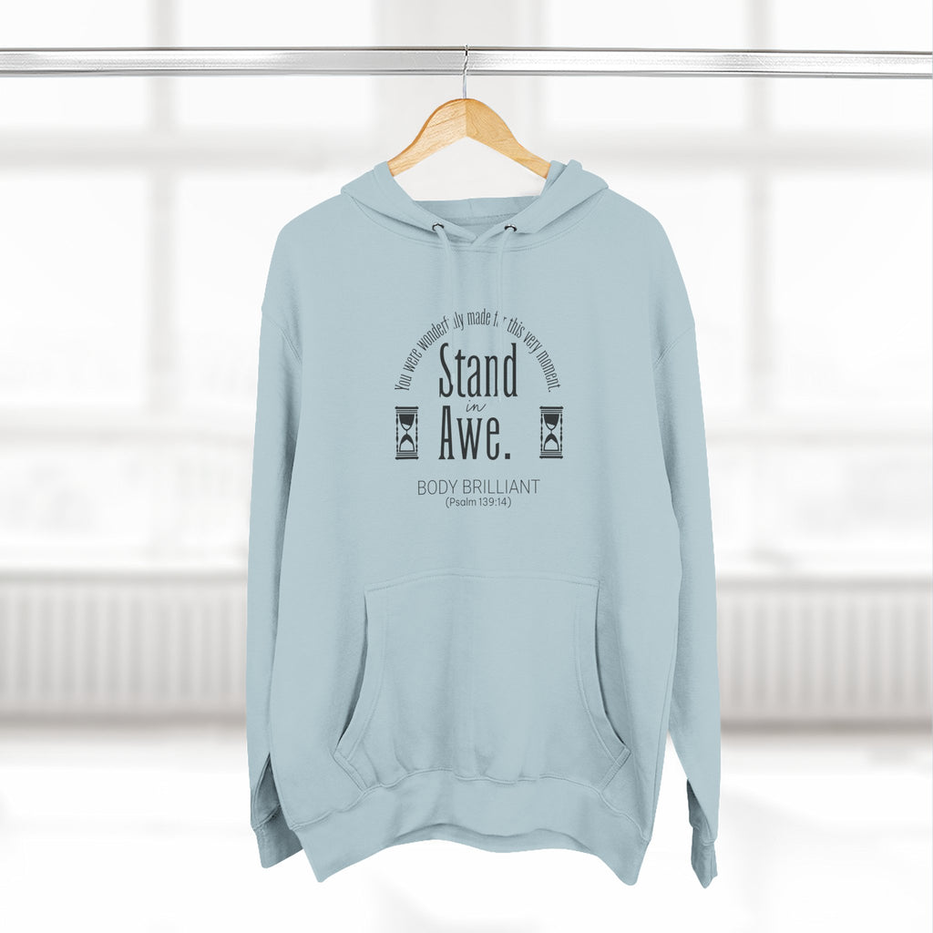 Stand in Awe Hoodie, Unisex Sweatshirt, Casual Wear, Gift for Her, Fall Fashion, Holiday Gift