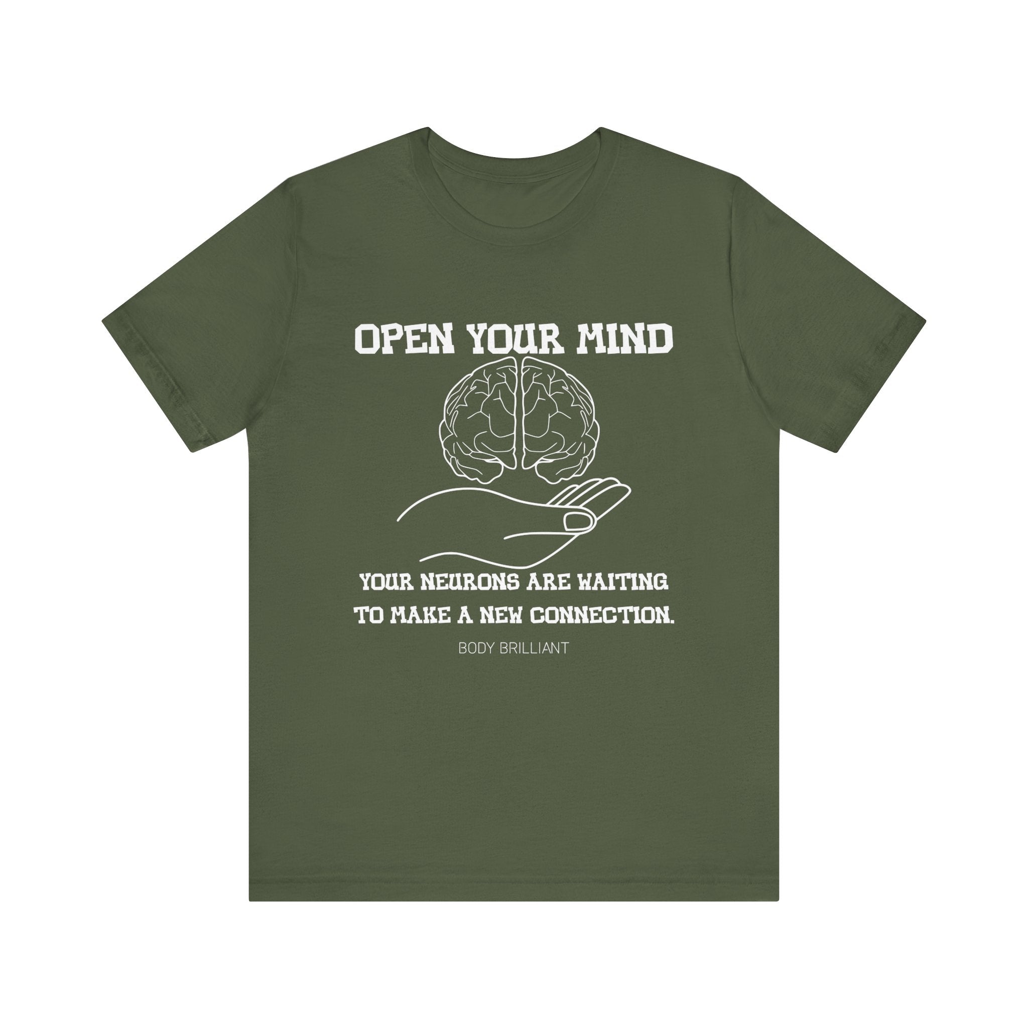 Open your mind Inspirational Tee, Unisex Jersey Shirt, Motivational Gift, Spiritual Apparel, Perfect for Everyday Wear