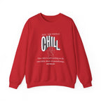 Feel the festive chill Sweatshirt | Inspirational Crewneck, Gift for Fitness Lovers, Motivational Apparel, Unisex Sweatshirt, Cozy Fitness Wear